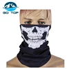 Most Popular Magic Multi Use Printed Seamless Black Skull Neck Warmer Sport Bandanas