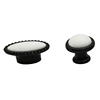 Matt Black kitchen cabinet drawer pulls dresser knob
