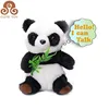 Custom Plush Stuffed singing speaking Voice recording plush Panda Bear Educational Doll Toys