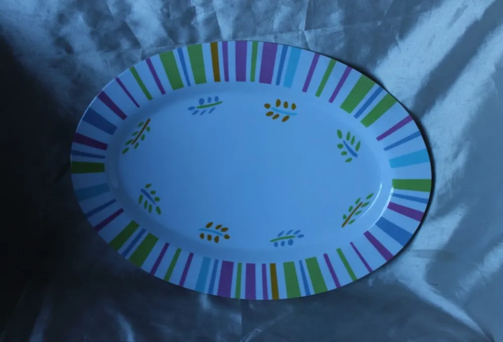 100%melamine fruit salad plate