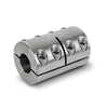 Wholesale high precision aluminum muff coupling, split muff coupling