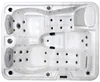 Hot tub massage spa with 17" TV Pop up speaker Aristech Acrylic Balboa System Bath tube