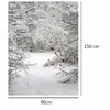 3X5FT Photography Background Winter Snow For Studio Photo Props Vinyl Photographic Backdrops 90x 150cm waterproof