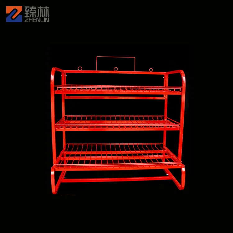 3 Tiers Metal Car Battery Display Rack - Buy Display Rack,Car Battery