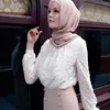 hot 100% Polyester Spun voile fabric ready for scarf print PFD voile fabric for scarf