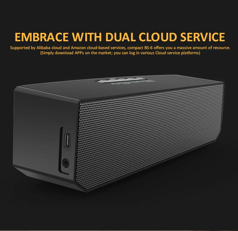 Bluetooth 5.0 Mini Portable Sound Box Bluedio Bs6 Wireless Speaker