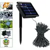 Outdoor Waterpoof Solar Powered led string solar fairy lights Rechargeable Battery Christmas Lights