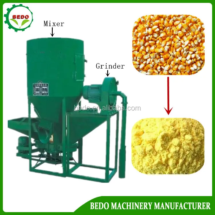 Small Scale Poultry Feed Grinding Machine Chicken Feed Mixing Machine