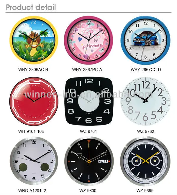 World time zone clock world time wall clock multiple time zone clock