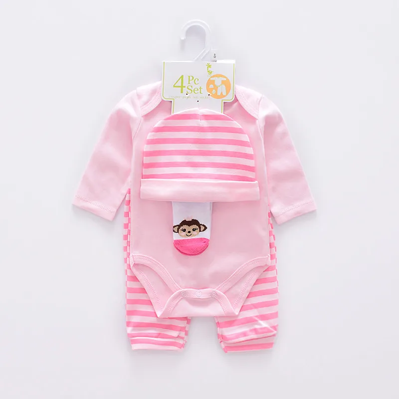 Baby Toddler Clothing Conjunto De 4 Piesas Para Bebe Y Recien Nacido Ropa 4 Piece Baby Romper Set Clothing Shoes Accessories Vishawatch Com