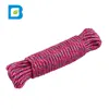 Windproof braided Indoor Outdoor Anti Slip Retractable Multi function Nylon Hanging Clothesline Rope
