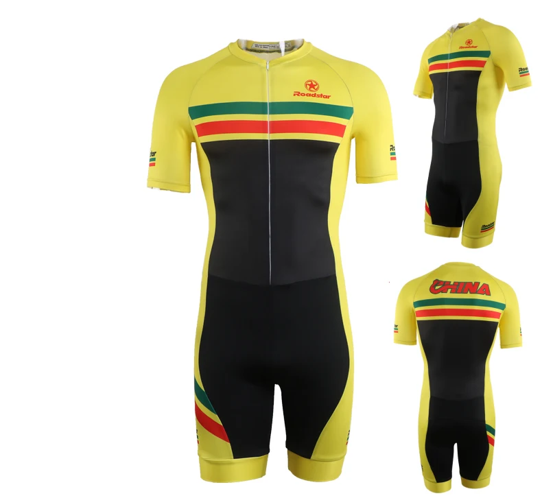 Men's Speed Skin Suit Lightweight Roller Suit Inline Speed Skate Ski