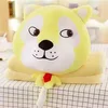 Expression dog pillow 3 in 1 air conditioning blanket plush toy office nap blanket birthday present