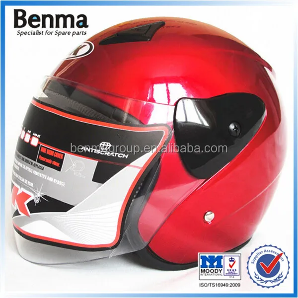 Motorcycle Helmets Large Front Shield With Velvet Inside Lining Street