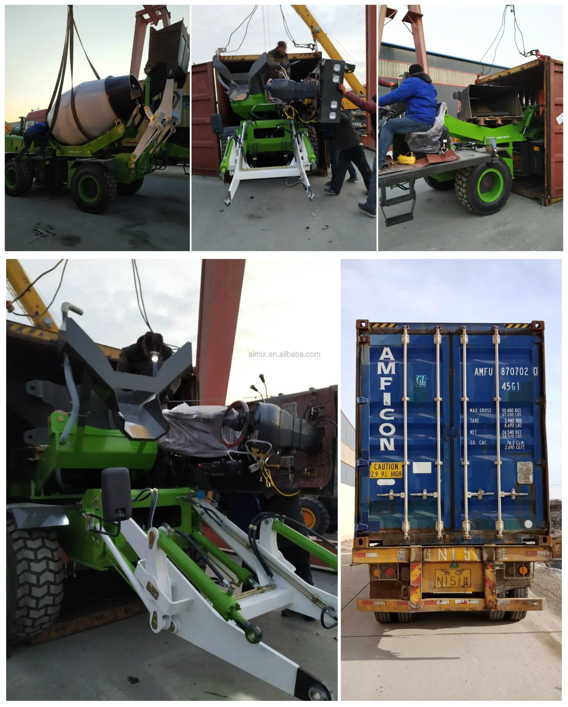 Jbc12 High Quality Mini Portable Japan Self Loading Concrete Mixer