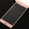 with retail paper package Colorful 9H 3d tempered glass for sony xperia xa