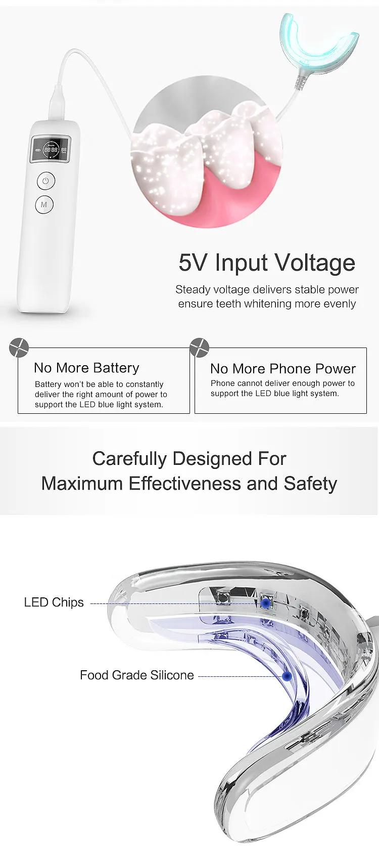 2019 Popular Heathy products best brighten your smile activated and teeth whitening kits