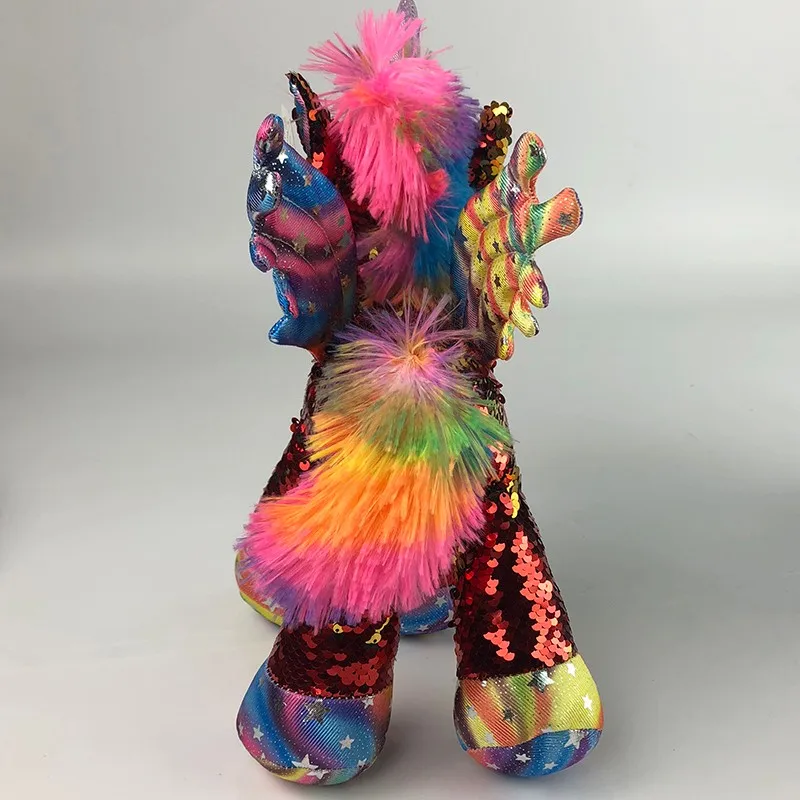 mermaid sequin stuffed animal