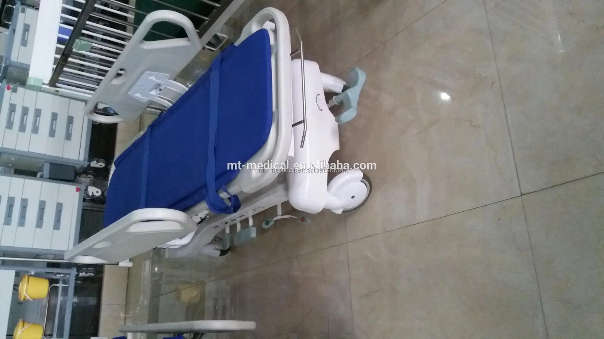 Hospital first-aid emergency patient transport stretcher