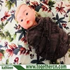 burgundy Baby Boy Layers and Mohair Wrap Se