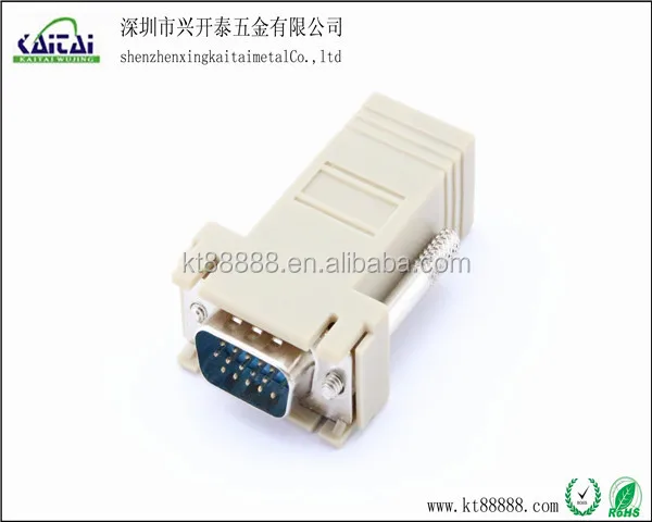 Rj11 To Female Vga Adapter - Buy D-sub Rj11 To Vga Adapter,Female Rj11 ...