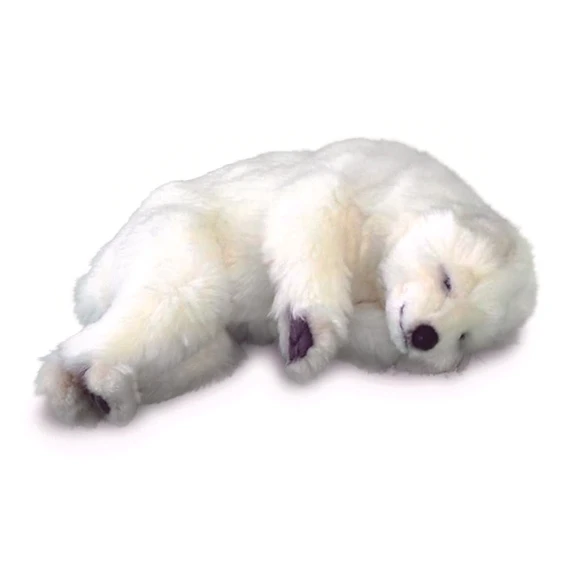 sleeping polar bear plush