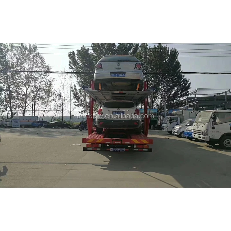 Japan Chassis Standard Duty 5units Car Carrier Truck Steel Platform