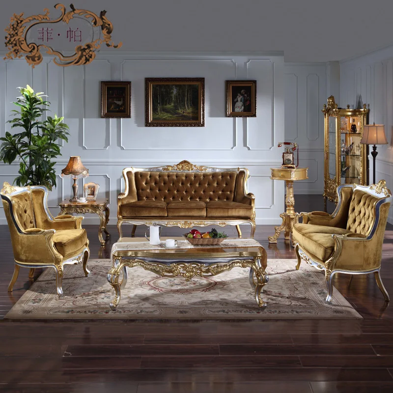 2016 china manufacter neue design wohnzimmer luxus handgeschnitzten