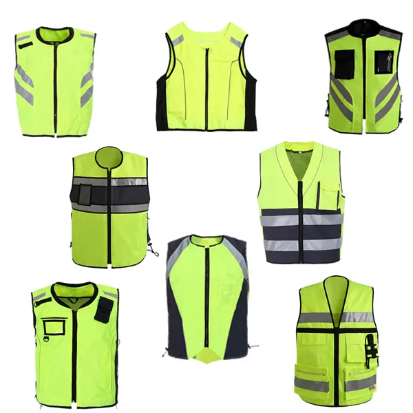 Hi Vi Vest Meets Ansi Standards 2 Class Breathable Neon Vest For ...