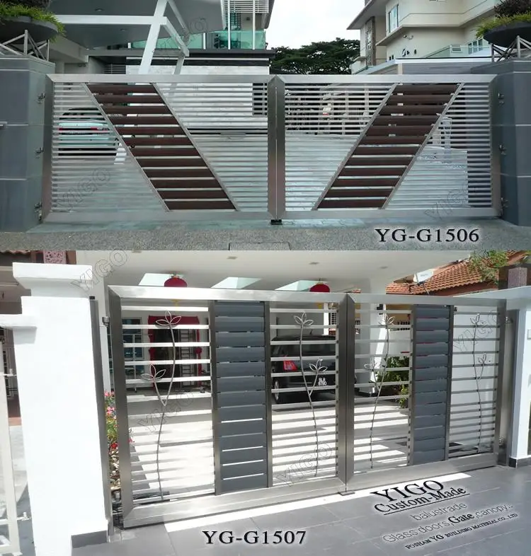 Gates And Steel Fence Design Modern Iron Gate - Buy Gates ...