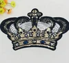 Sequin Crown Applique bling patch sequin patches for clothing large sequin patch for Coat,T-Shirt, Decorative patch