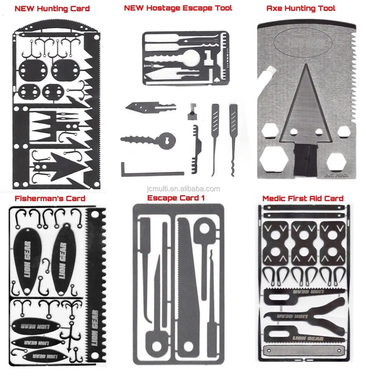 Tinder Scraper Card Fire Starter Light Weight Sharp Camping Keep Warm