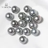 Bulk 12-15mm AA+ High Luster Silver Grey Tahitian Cultured Seawater Genuine Real Loose Pearls