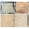 Cheap price split face quartzite beige exterior natural stone cladding