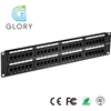 Glory 1U UTP Black RJ45 Cat5e Patch Panel Network 24 port