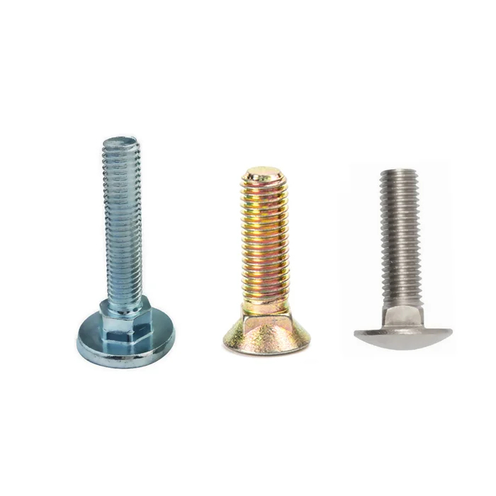 Galvanized Zinc Plated Steel M5 M6 M8 M10 M12 M14 M16 M20 Countersink Head Square Neck Carriage