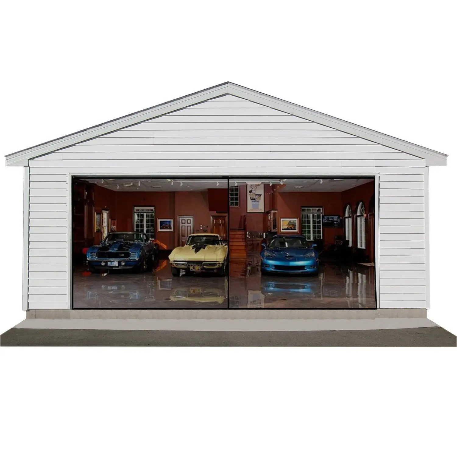Buy Garage Door Screen Double Car Double Garage Door Screen 16 Ft. W X