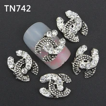 10pc fashion Rhinestones 3d Nail Art Decorations nail tools Alloy Nail Sticker Charms Jewelry for Nail