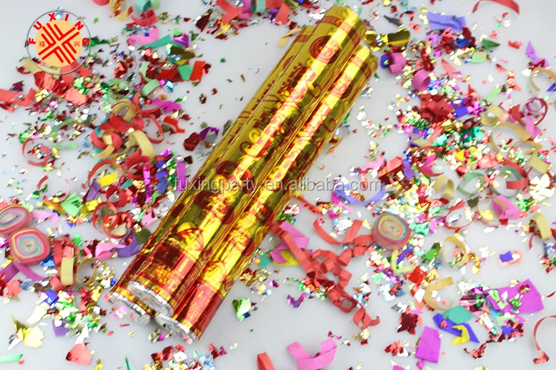 party poppers with toy