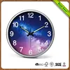 Silent Non-ticking Glowing All Night Metal Frame Wall Clock