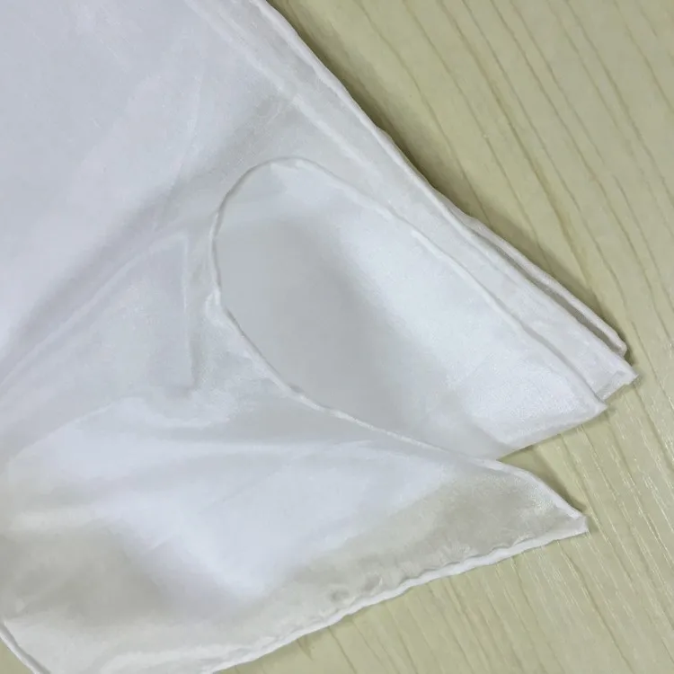 100 Mulberry Silk Scarf 5mm Undyed Bulk White Habotai Silk Scarves For