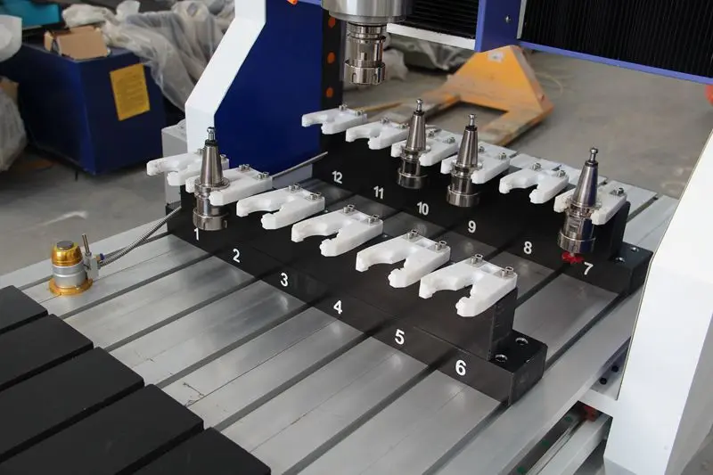 Wood carving T-slot table cnc 6090 ATC cnc machine mini atc cnc router