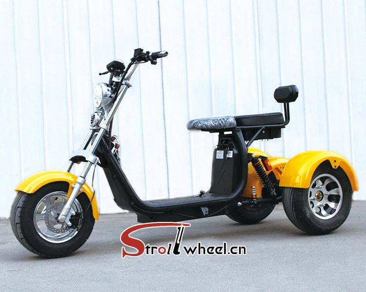 1500w Tricyelectric Citycoco Scooter 3 Wheel Electric Tricycle Standing Scooter Lithium Electric 6024