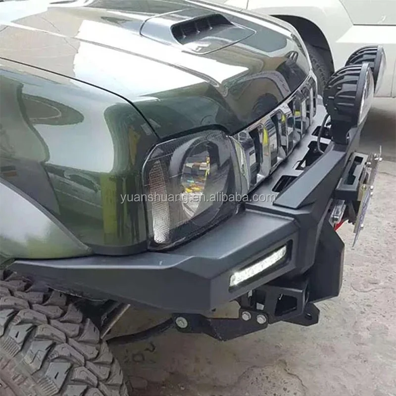 Front Led Winch Bumper Guard For Japan Suzuki Jimny Jb43 Jb64 Jb74