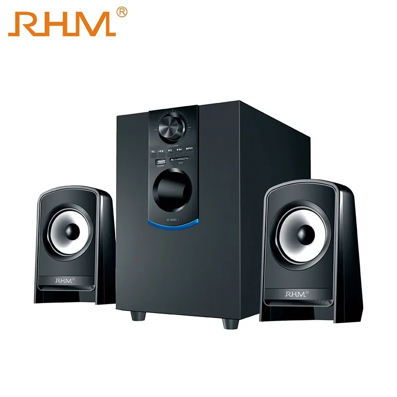 Rhm Multimedia Stereo Mini Computer Speakers 2 1 For Pc Desktop