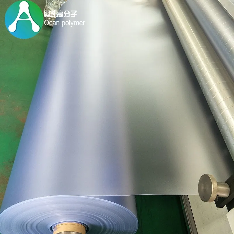 150 Micron Matte Embossed Plastic Pvc Sheet Roll Transparent Buy Pvc