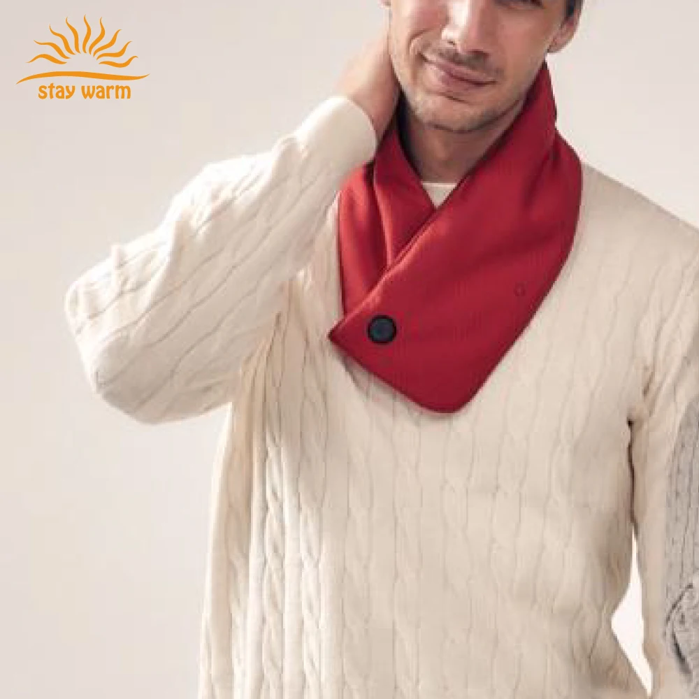 OEM battery USB heated scarf personalized fashionable winter neck warmer