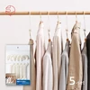SHIMOYAMA Plastic White Long Neck Staggered Clothes Hanger Hook