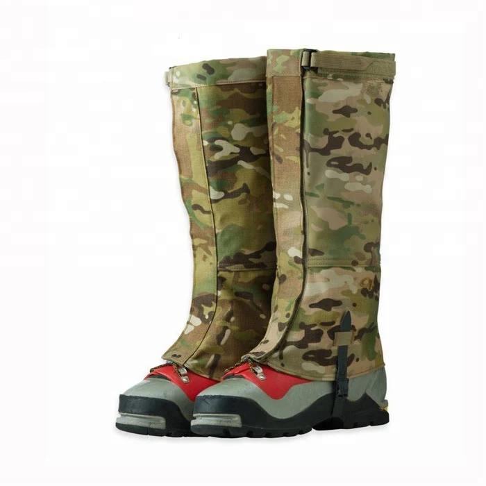 Protective Skiing Hiking Boot Gear Snake Military High Leg Gaiters