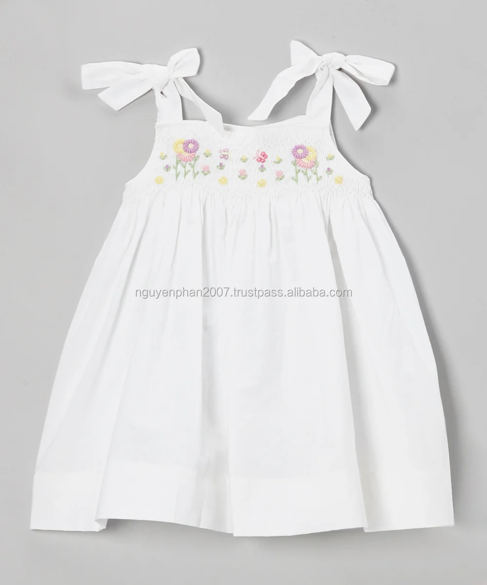 toddler white sundress